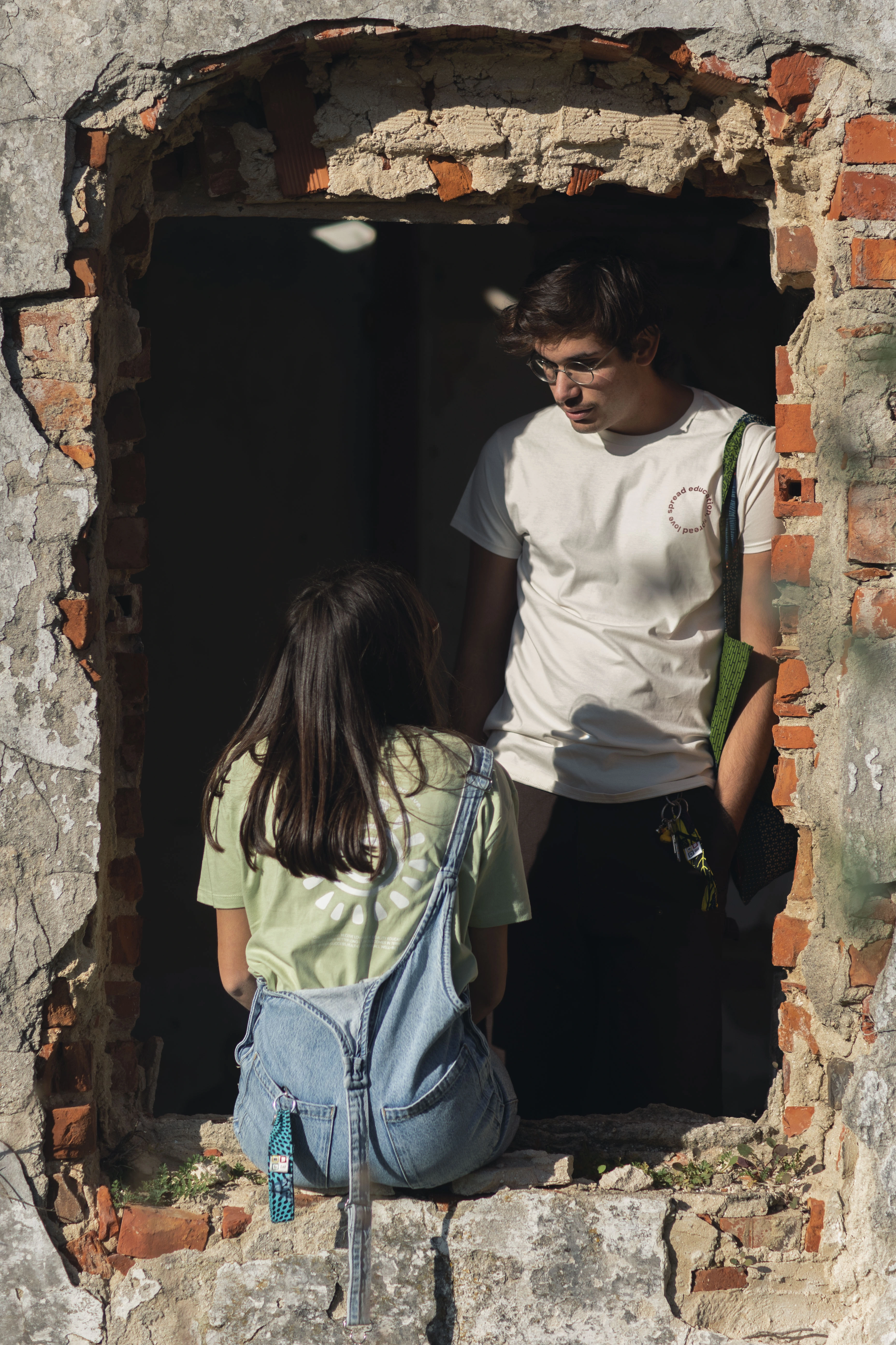 Person in doorway