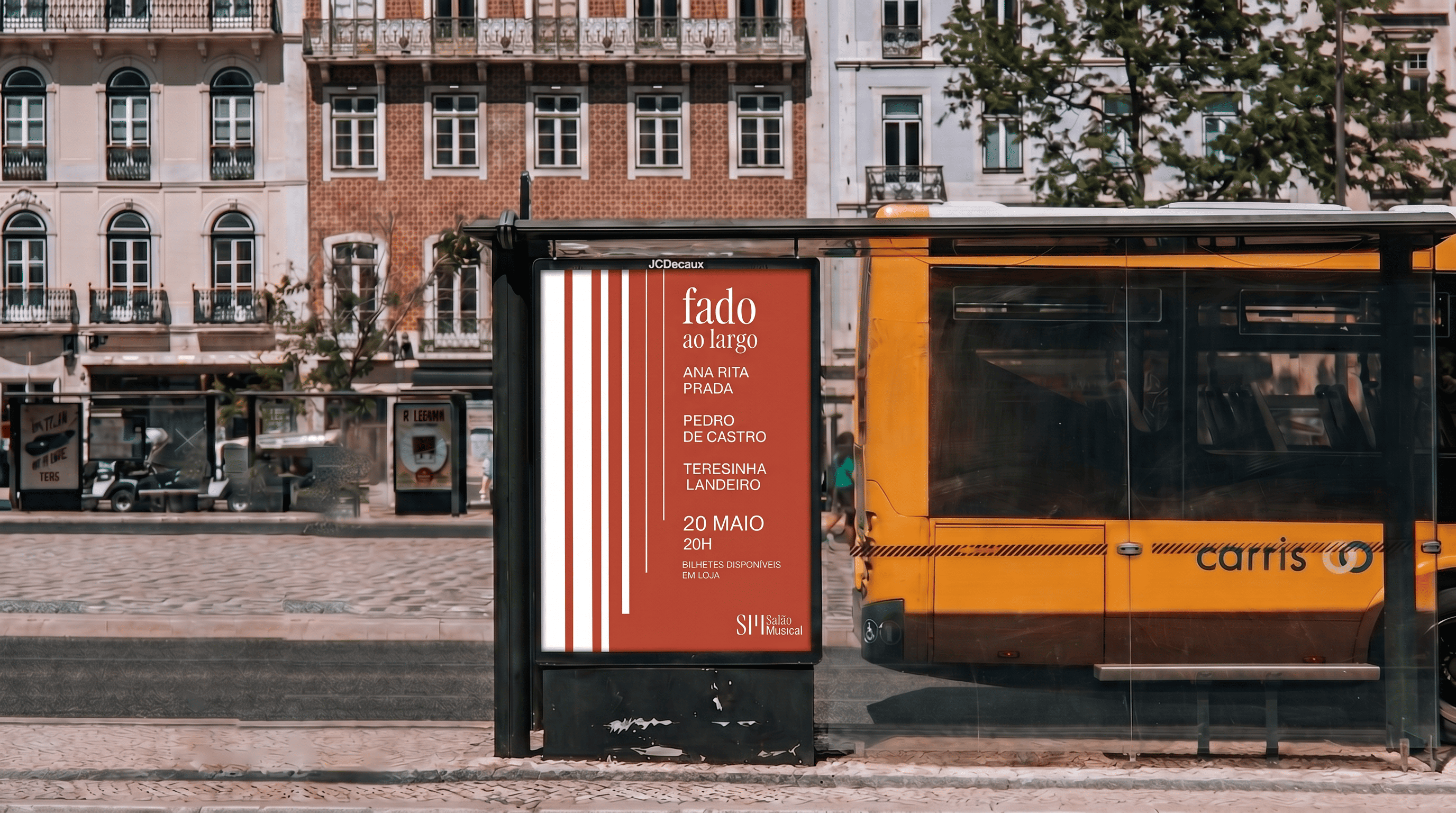 Mupi com poster